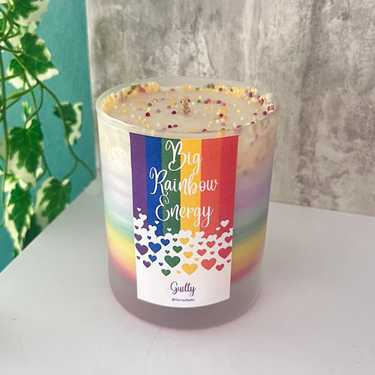 30cl Rainbow Energy Candle - Guilty