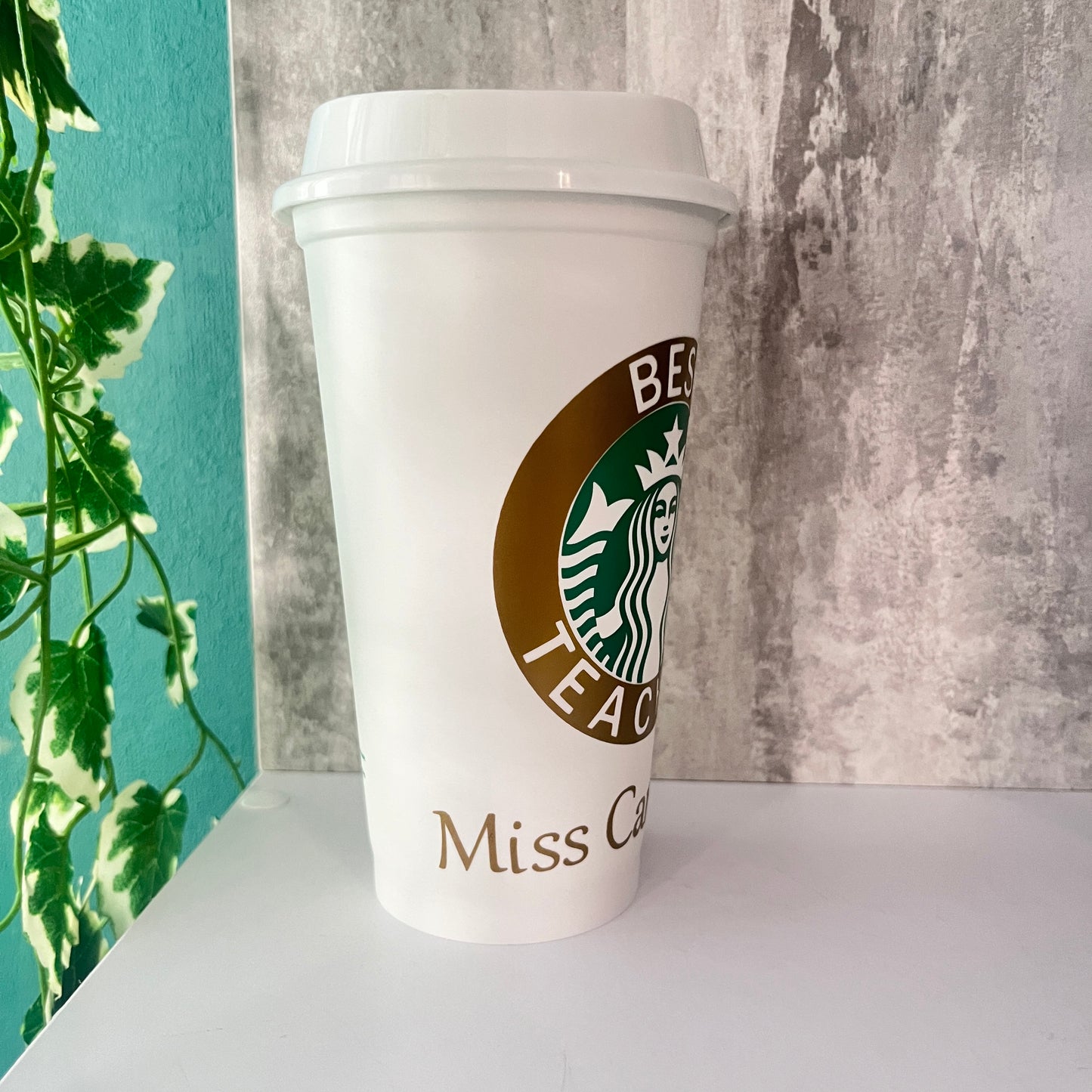 Teacher Starbucks Coffee Cup