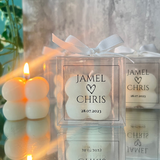 Luxury Candle Wedding Favours