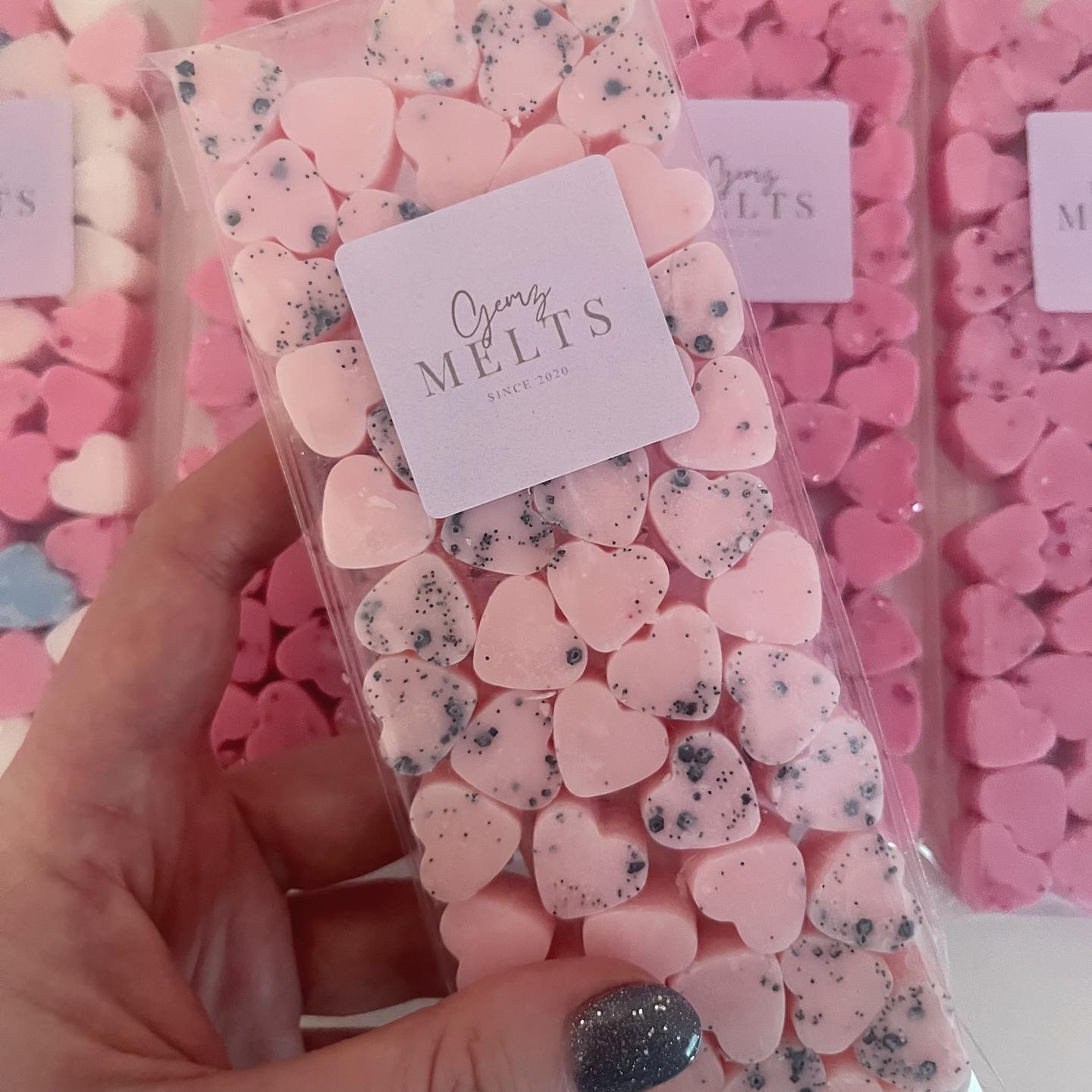 50x Mini Hearts Wax Melts