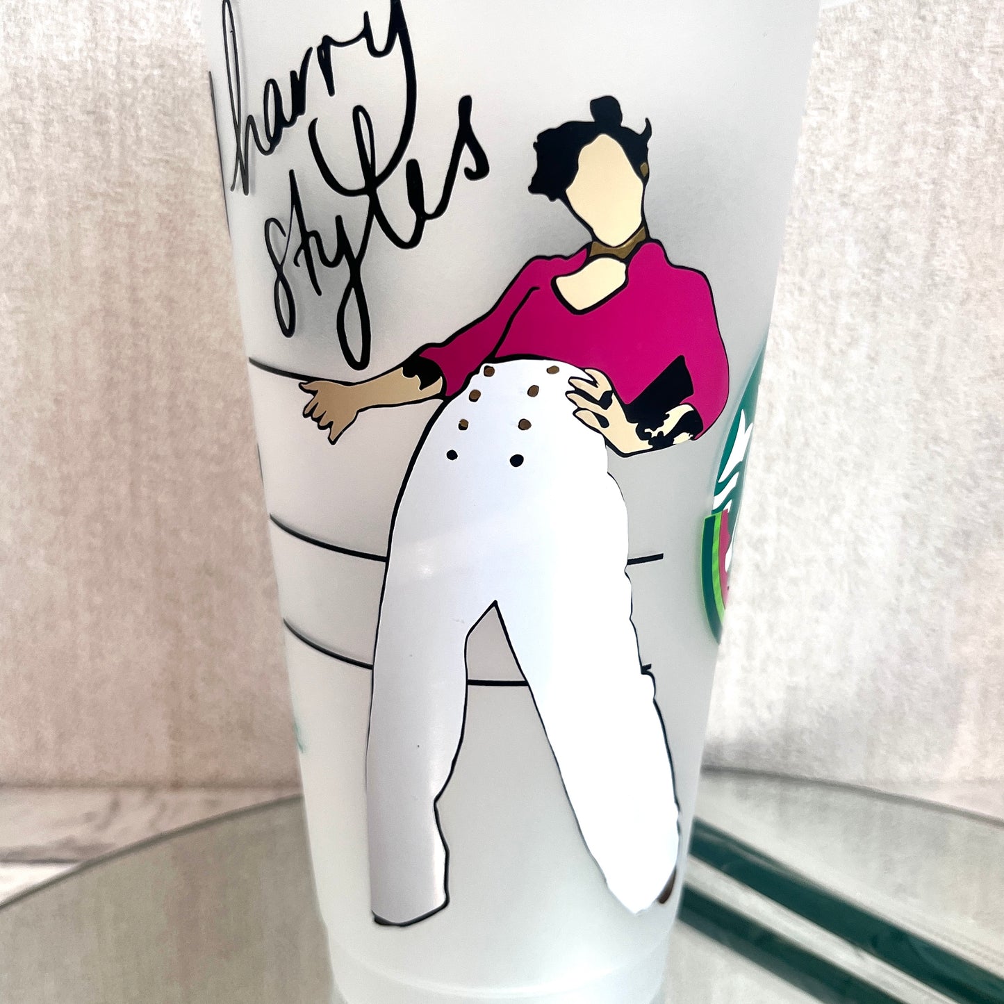 “Harry Styles” Starbucks Cold Cup