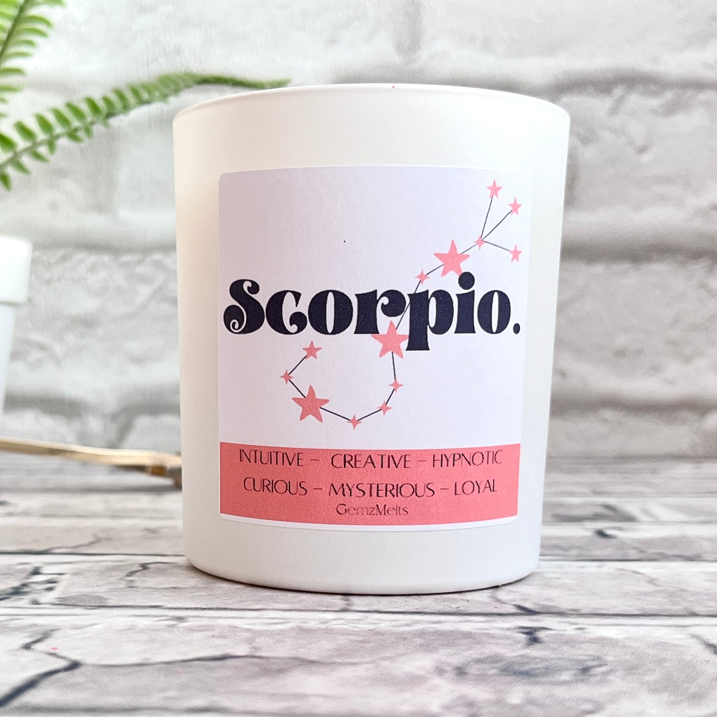 'Scorpio' Zodiac Candle 30cl