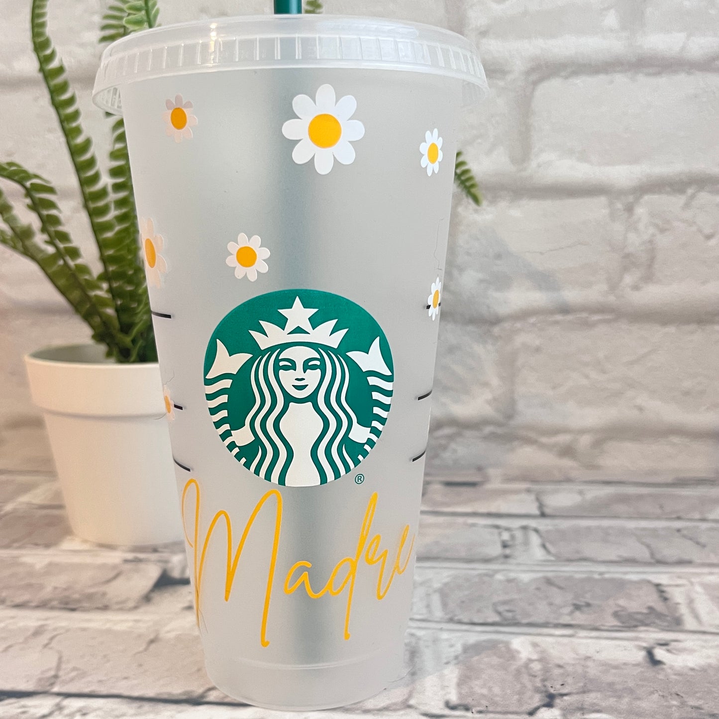 Daisies Starbucks Cold Cup